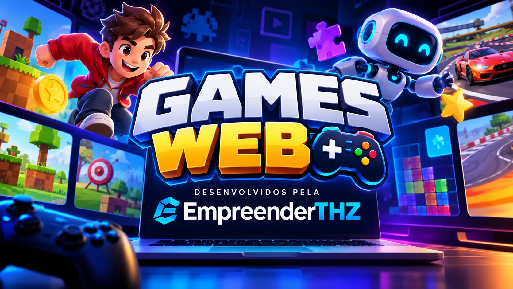 EmpreenderTHZ Games: jogos digitais de luta, aventura, corrida e esportes