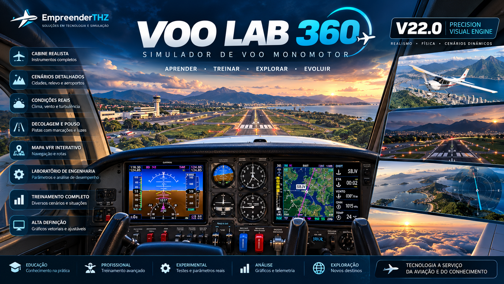 Capa oficial do VOO LAB 360 V22.0
